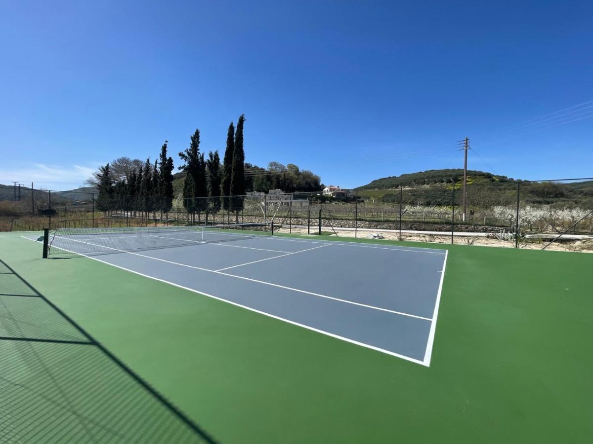 Villa Mantilari Wine Estate 7 Apartments 2 Private Pools 1 Heated Tennis Court Fitness Center Archanes Bagian luar foto